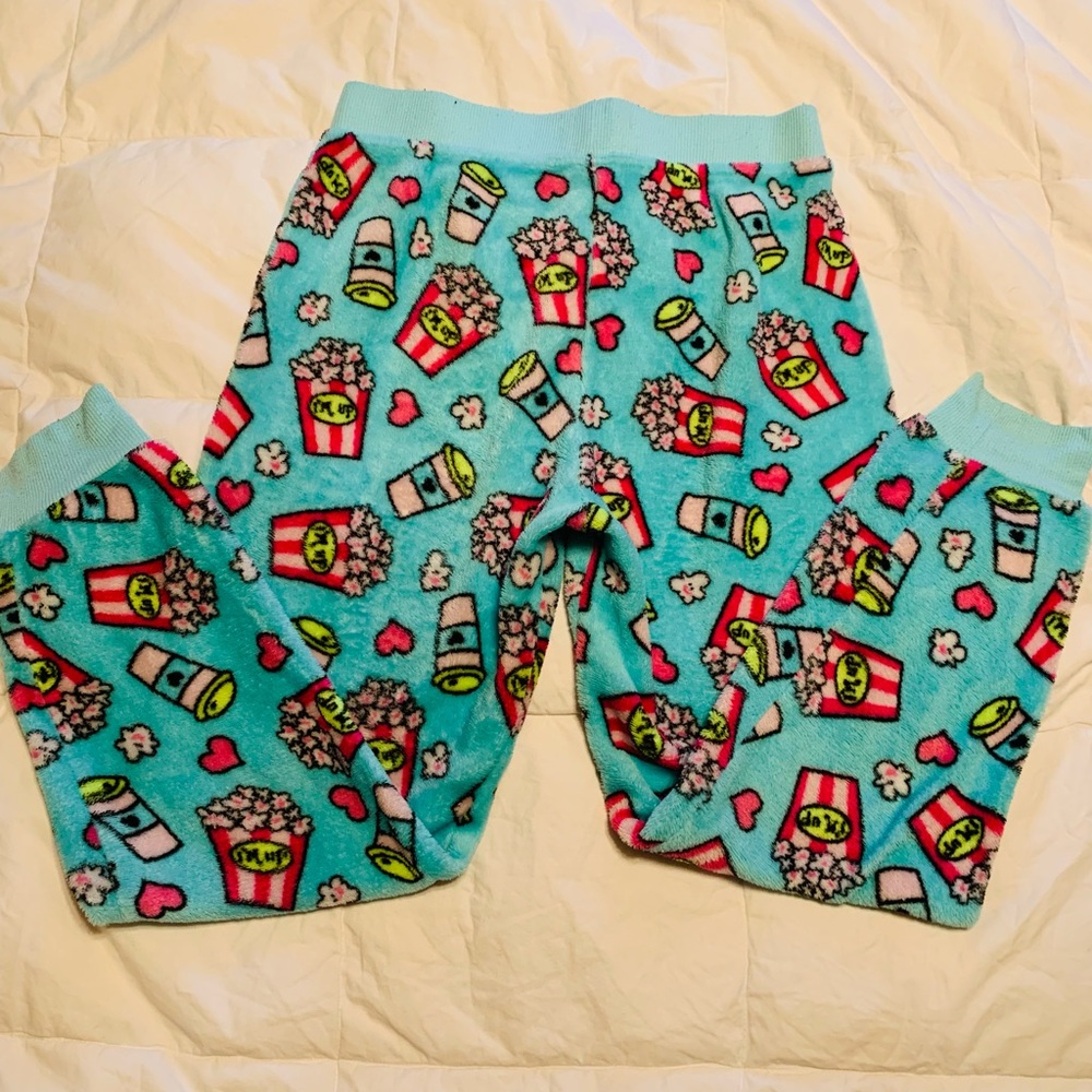 Wonder Nation Sleepwear Pajama Pants - Sz Large - Popcorn Pattern